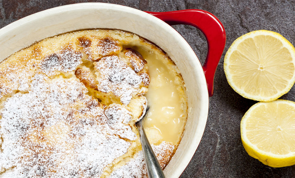 Recipe photo of Lemon & Passionfruit Pudding