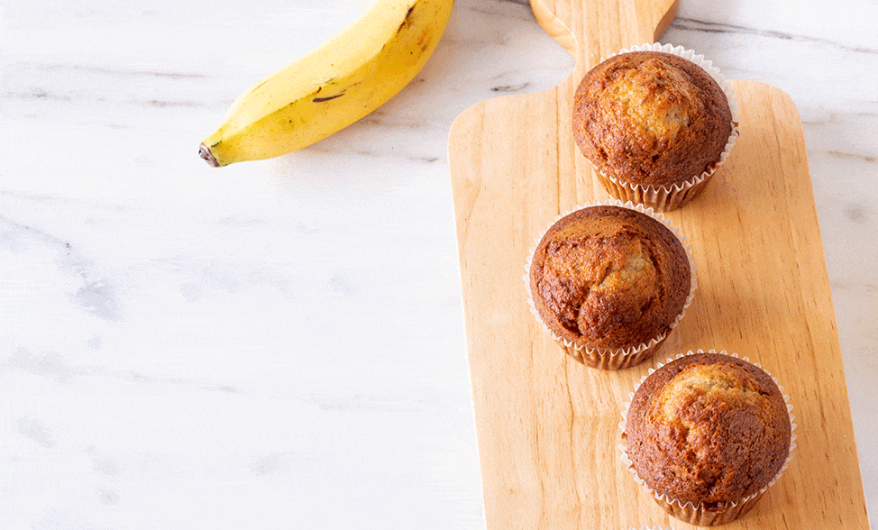 Recipe photo of Banana Muffins
