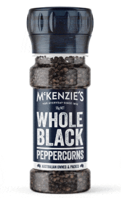 Product photo of McKenzie's Whole Black Peppercorn Grinder