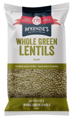 Product photo of McKenzie's Whole Green Lentils