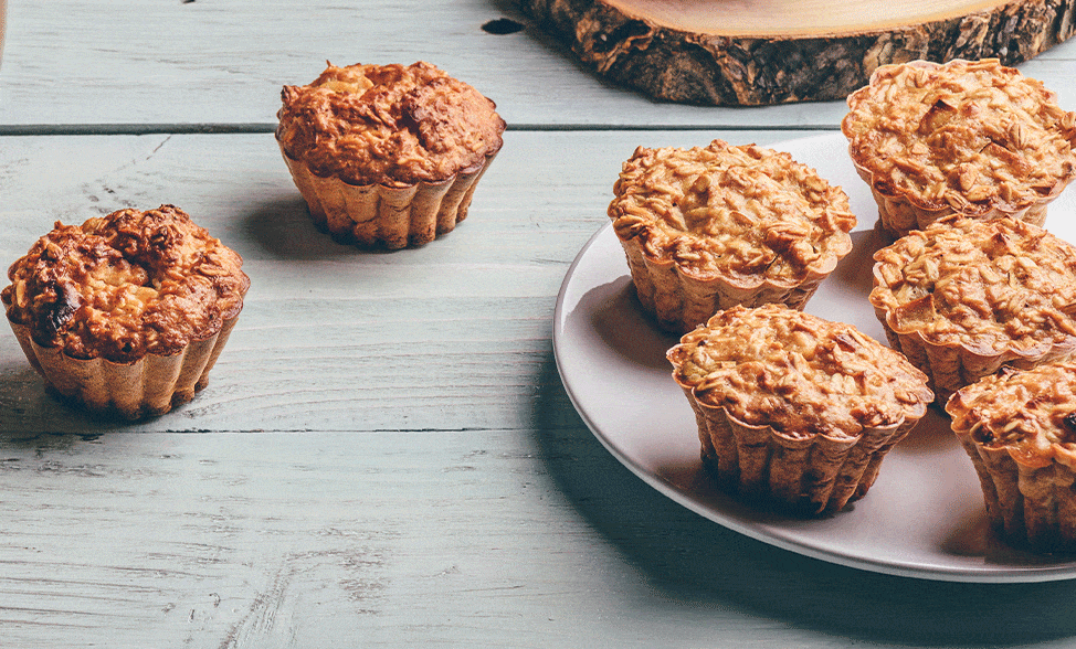 Recipe photo of Date, Apple & Quinoa Muffins