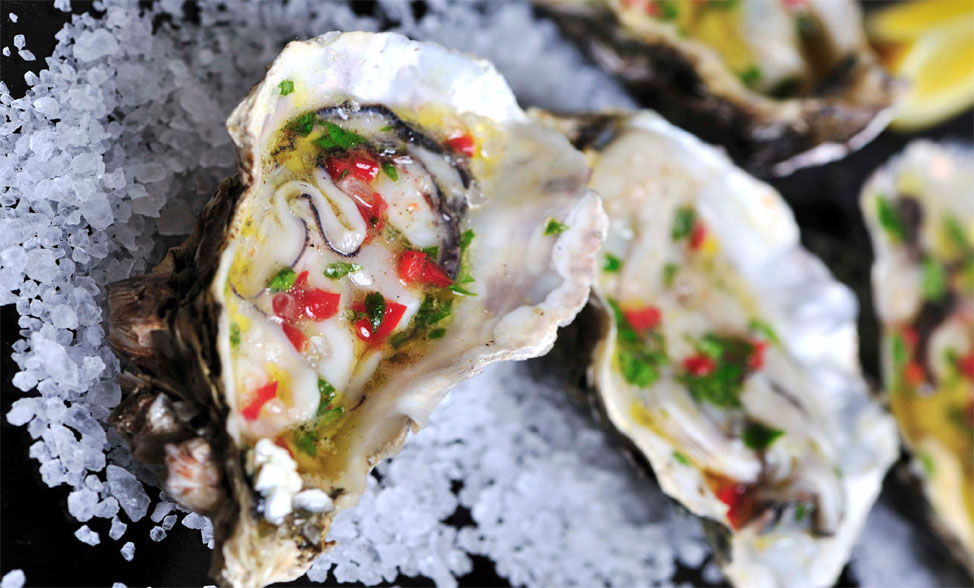 Recipe photo of Chilli & Ginger Oysters