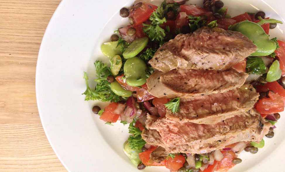 Recipe photo of Lamb & Lentil Salad