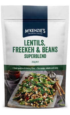 Product photo of McKenzie's Lentils, Freekeh & Beans SuperBlend