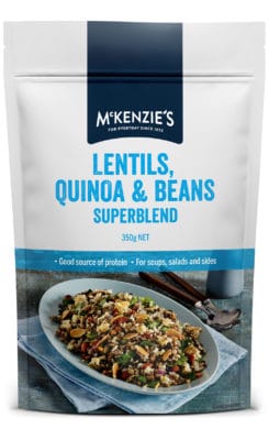 Product photo of McKenzie's Lentils, Quinoa & Beans SuperBlend
