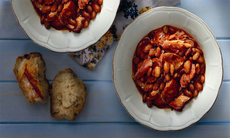 Recipe photo of Slow Cooked Chorizo & Borlotti Beans