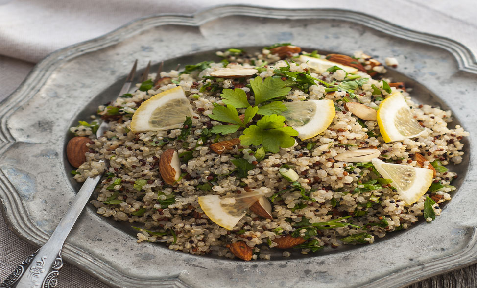 Recipe photo of Cypriot Quinoa & Lentil Salad