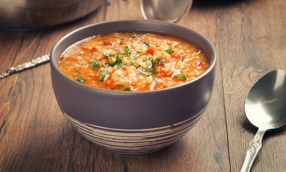 Recipe photo of Tomato & Red Lentil Soup