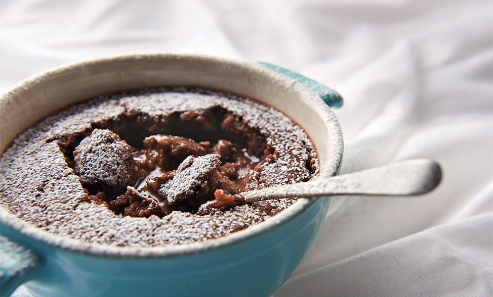 Recipe photo of Saucy Chocolate Pudding