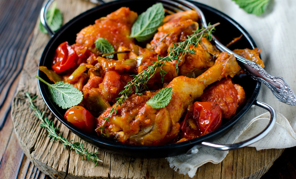 Recipe photo of Slow Cooked Chicken Cacciatore