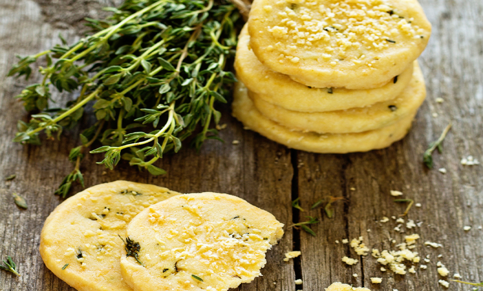 Recipe photo of Rosemary, Salt & Oat Biscuits