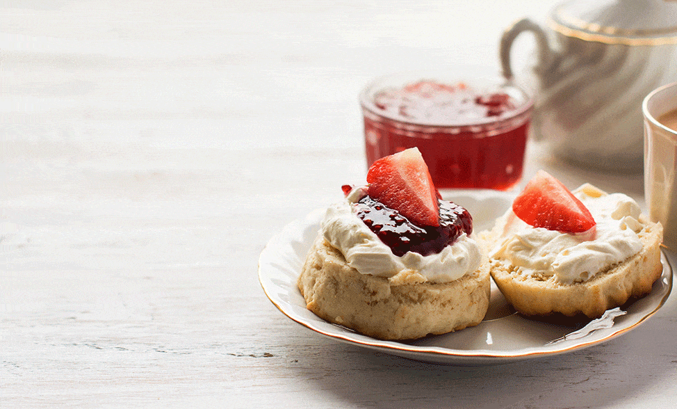 Recipe photo of Strawberries & Cream Scones
