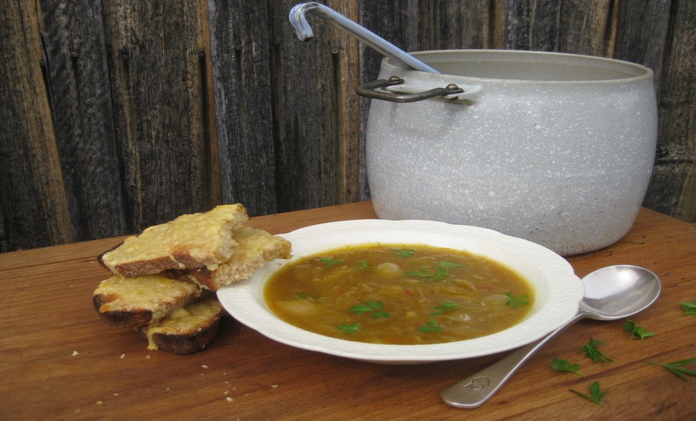 Recipe photo of Shallot & Saffron Soup
