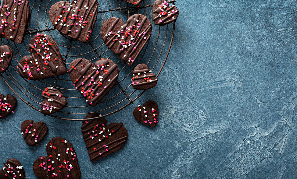 Recipe photo of Chocolate Valentine Biscuit