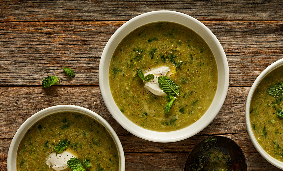 Recipe photo of Green Lentil & Vegetable Soup