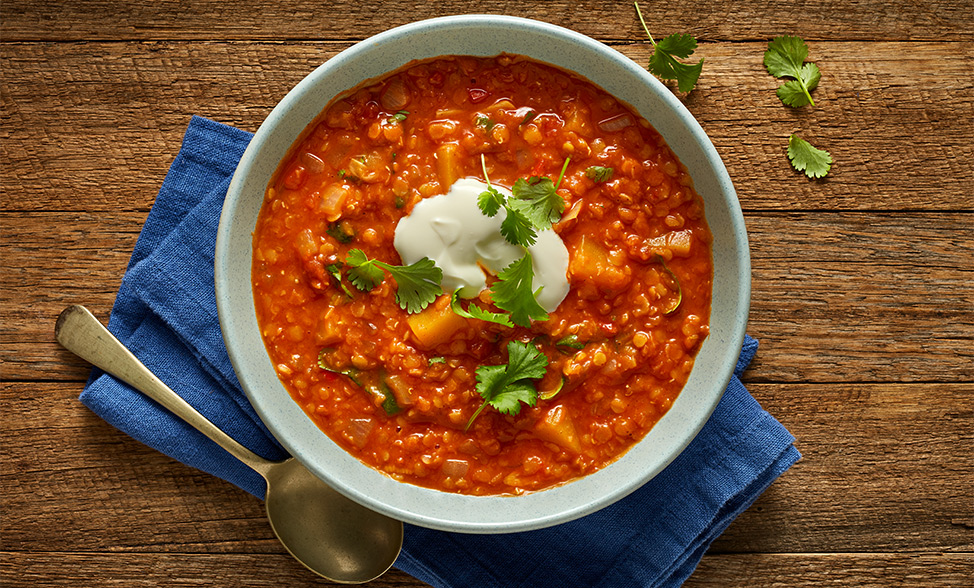 Recipe photo of Spiced Red Lentil Soup