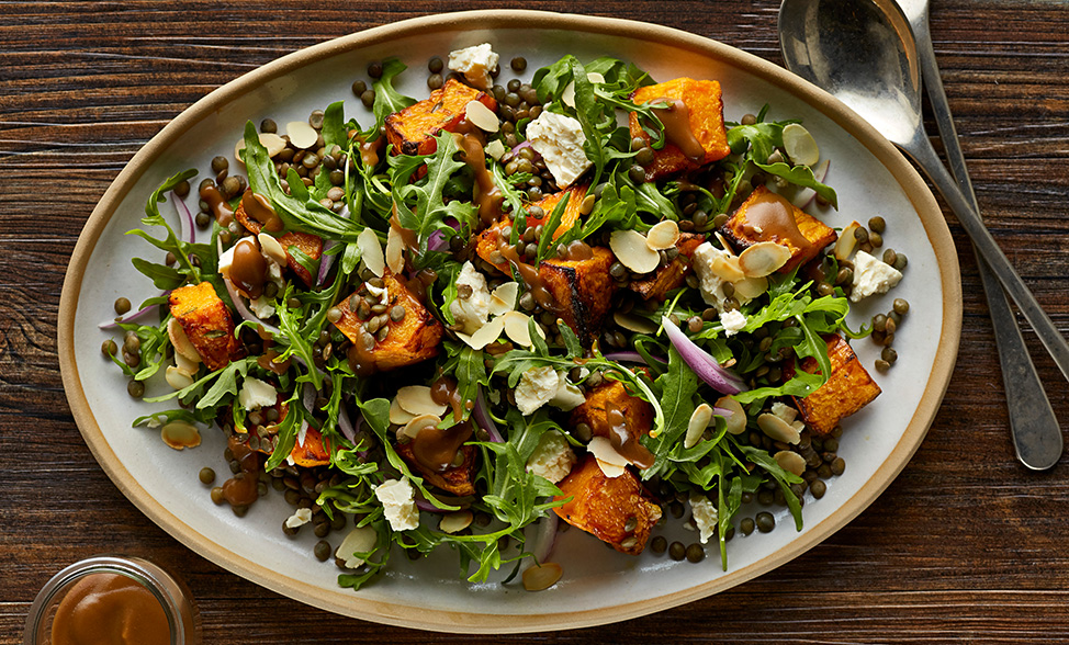 Recipe photo of Pumpkin & Lentil Salad