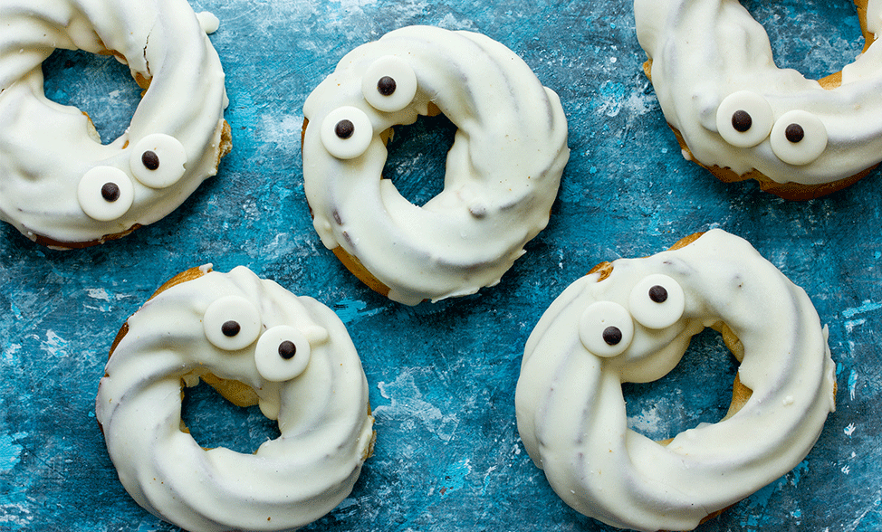 Recipe photo of Friday 13th Ghost Cookies