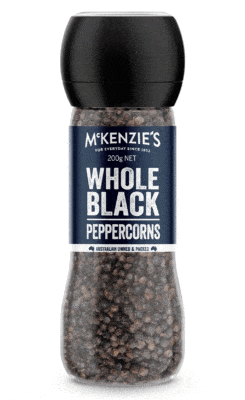 Product photo of McKenzie's Whole Black Peppercorn Large Grinder