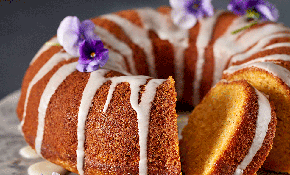 Recipe photo of Spiced Carrot & Coconut Cake