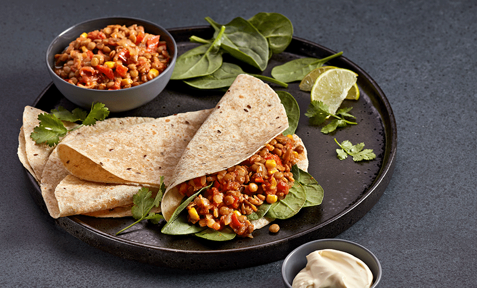 Recipe photo of Vegetarian Lentil Tacos