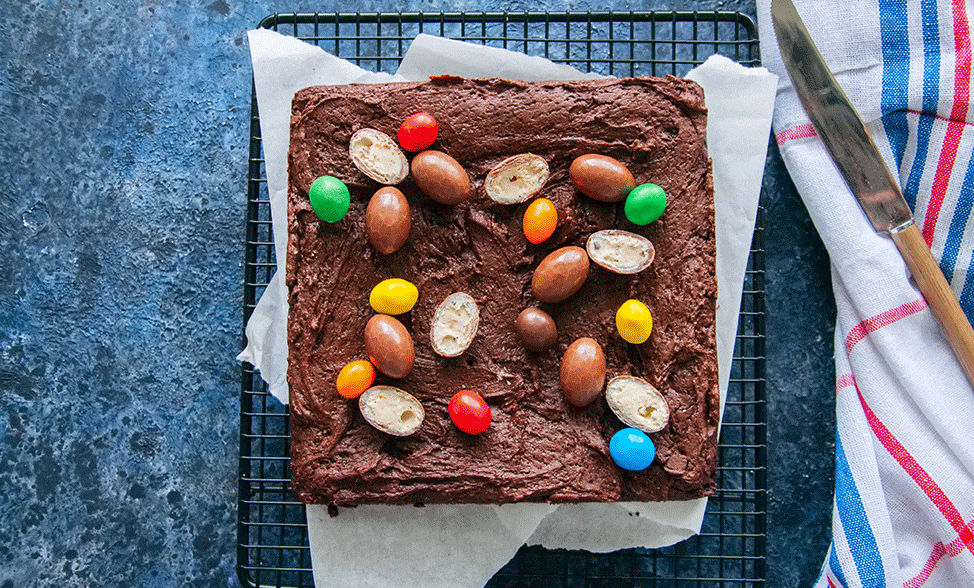 Recipe photo of Chocolate Easter Egg Brownie
