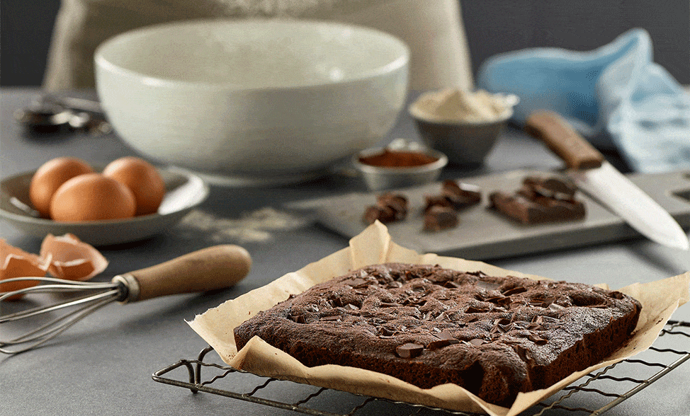 Recipe photo of Gluten Free Double Choc Brownies