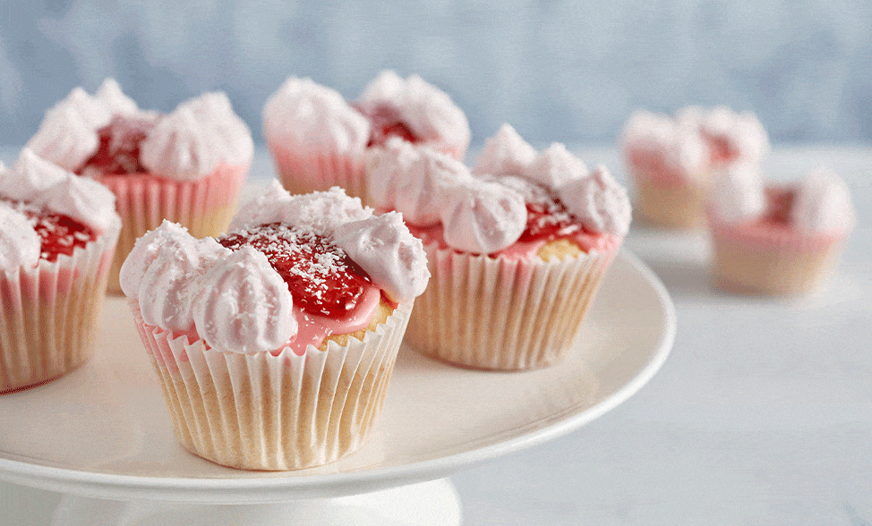 Recipe photo of Iced Vovo Cupcakes