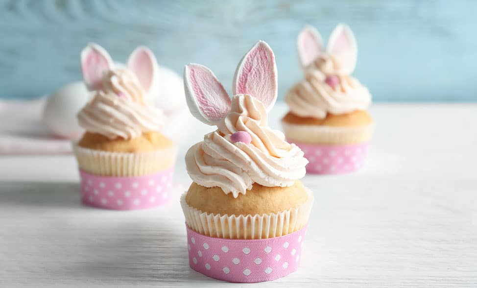 Recipe photo of Gluten Free Coconut Easter Cupcakes