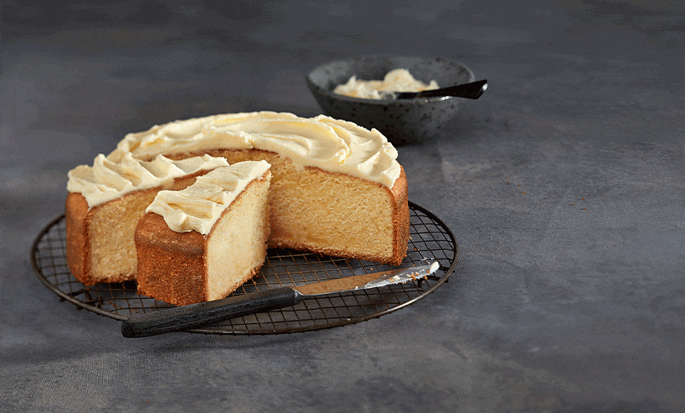 Recipe photo of Fluffy Vanilla Cake