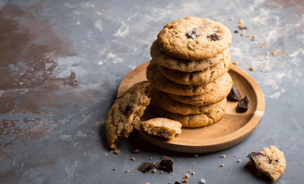 Recipe photo of 'Pea-Nut' Choc Chunk Cookies
