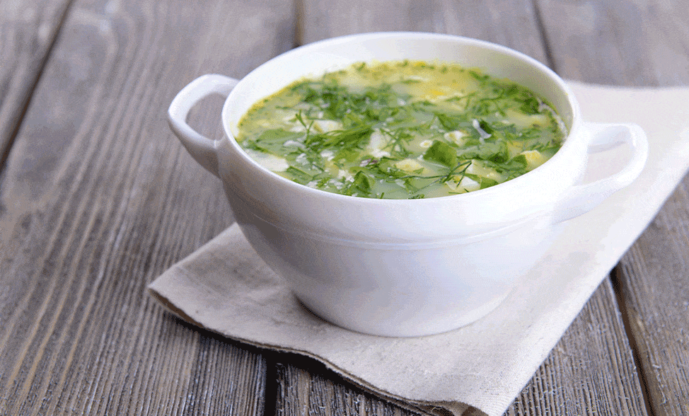 Recipe photo of Ancient Grains Green Soup