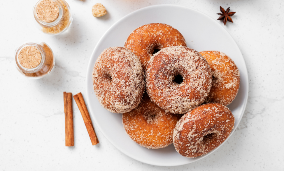 Recipe photo of Cinnamon Doughnuts