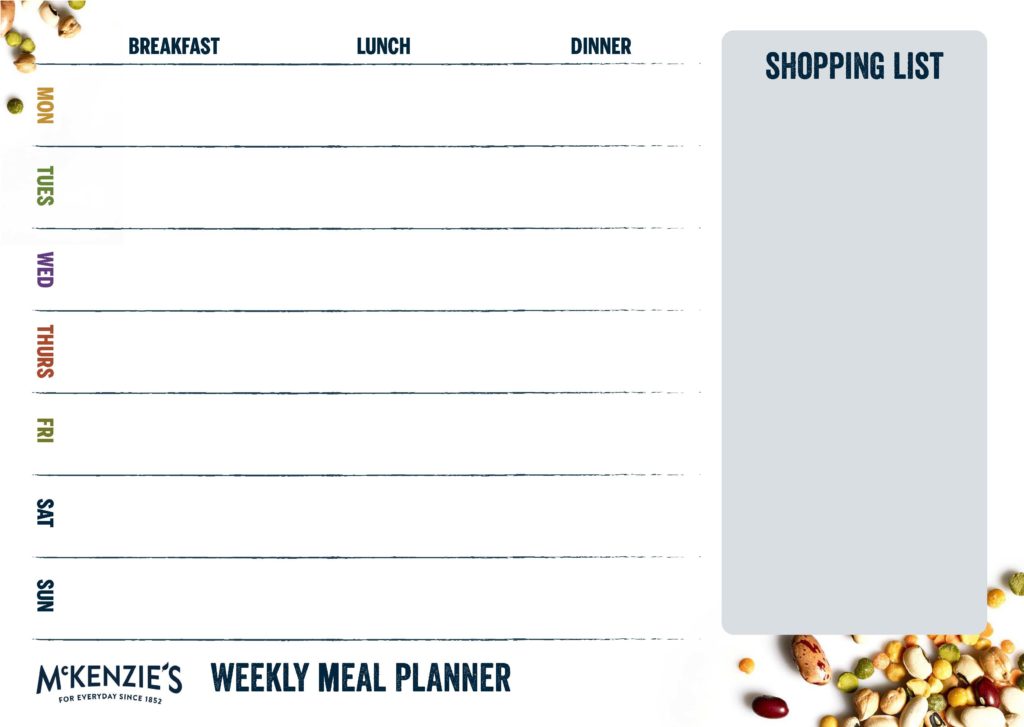 Weekly Meal Planner Template ebook cover thumbnail image