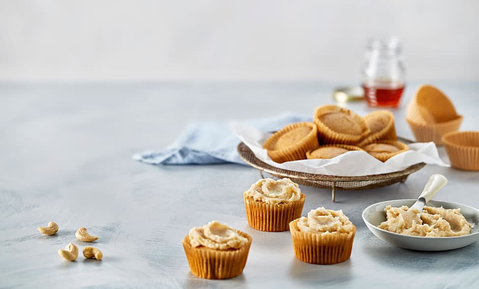 Recipe photo of Buckwheat Vanilla Cupcakes
