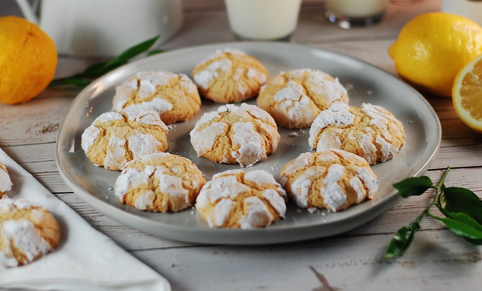 Recipe photo of Orange Crinkle Biscuits