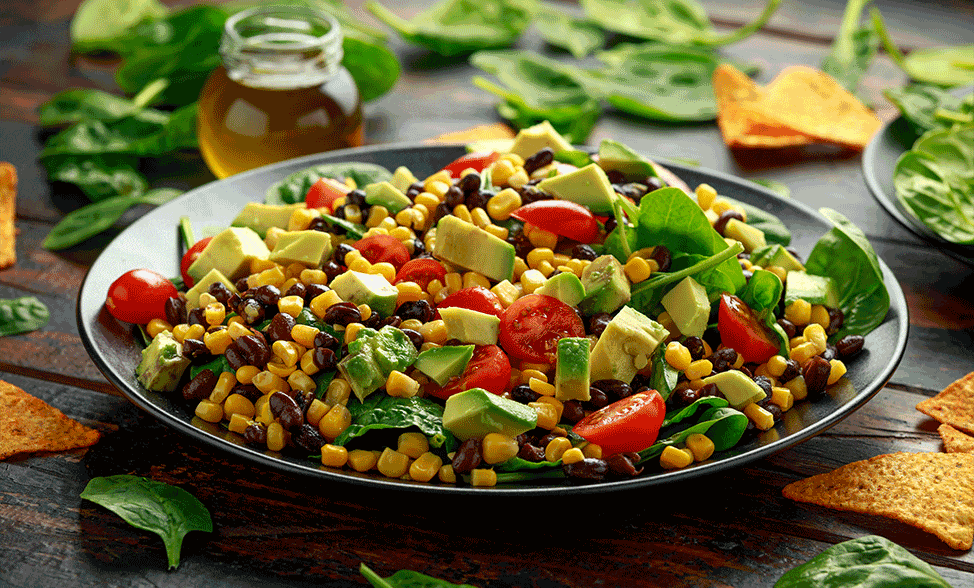 Recipe photo of Five Bean Mexican Salad