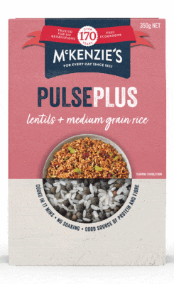 Product photo of McKenzie's Pulse Plus- Lentils + Medium Grain Rice
