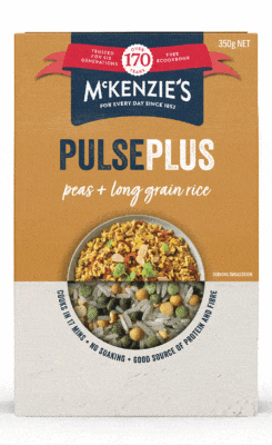 Product photo of McKenzie's Pulse Plus- Peas + Long Grain Rice