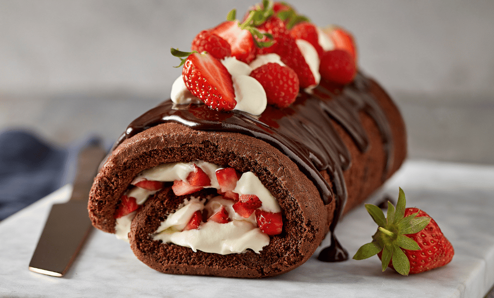 Recipe photo of Chocolate Berry Roulade