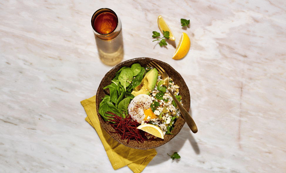 Recipe photo of Middle Eastern Style Brunch Bowl