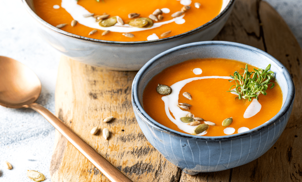 Recipe photo of Carrot and Chickpea Soup