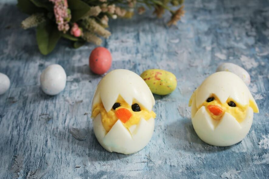 Recipe photo of Devilled Easter Egg Chicks