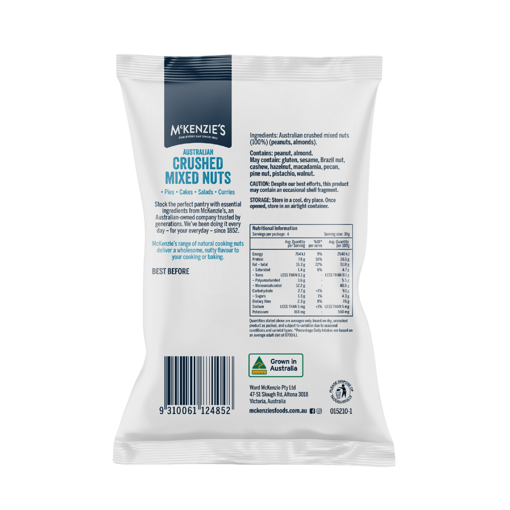 McKenzie’s Crushed Mixed Nuts 120g 2