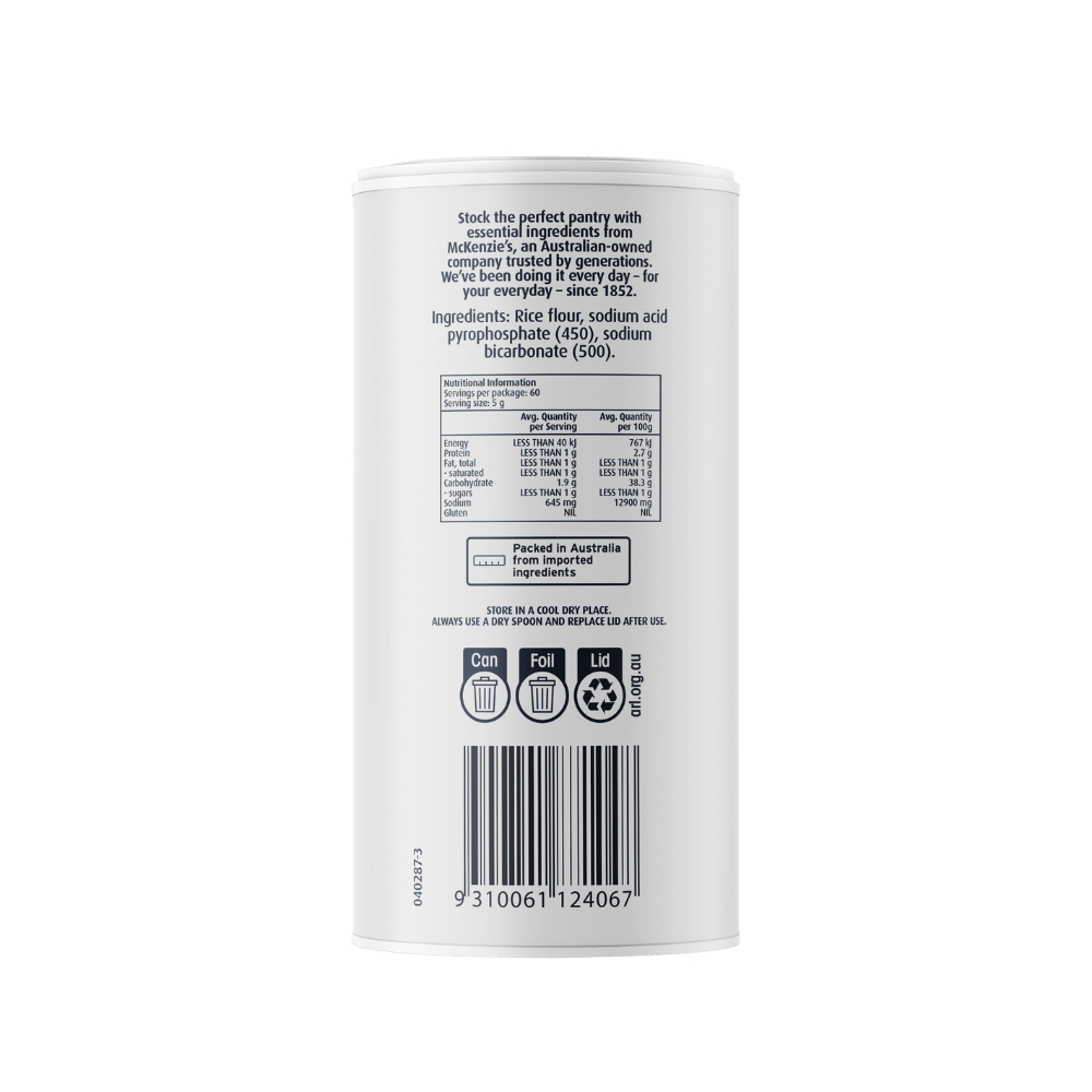 McKenzie’s Baking Powder 300g 3