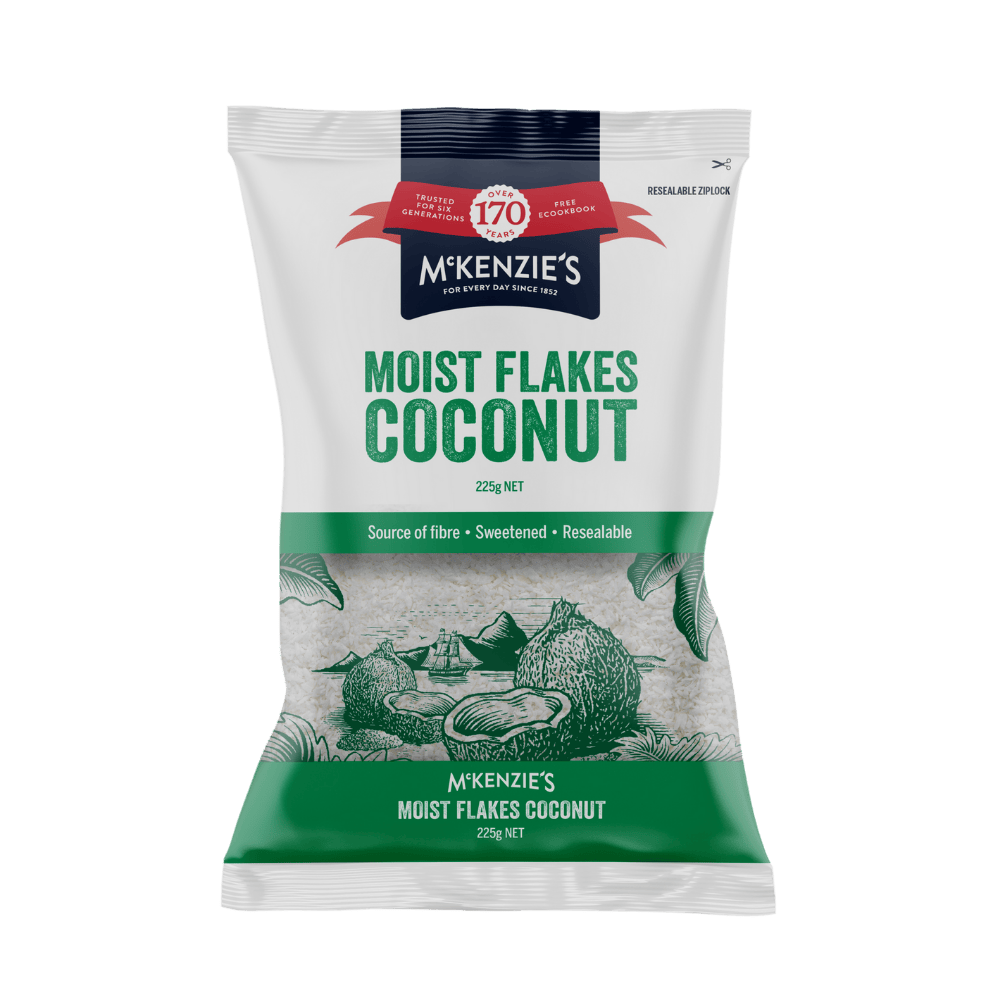 McKenzie’s Moist Flakes Coconut 225g 1