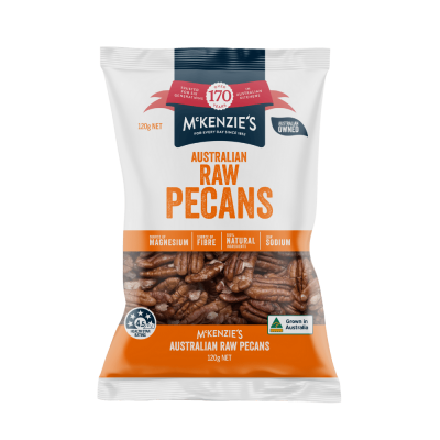 McKenzie’s Raw Pecans 120g