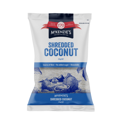 McKenzie’s Shredded Coconut 215g