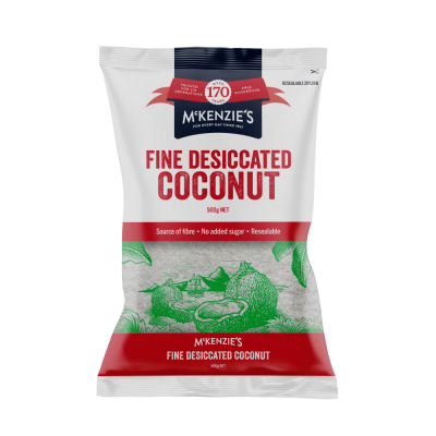 McKenzie’s Fine Desiccated Coconut 500g