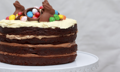 Ombre Easter Nutella Cake